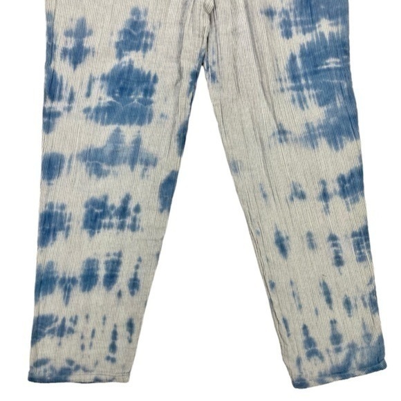 American Eagle Jogger Womens Small Blue Tie Dye Drawstring Relaxed Fit Pants NEW - Picture 7 of 13